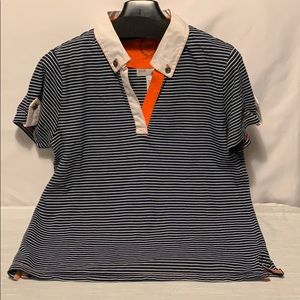 Sag Harbor Sport Striped Polo Shirt